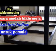 Membuat Meja Besi Hollow